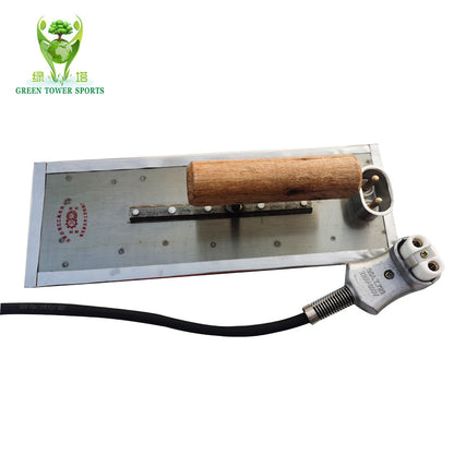 Llana Rectangular de Acero con Mango de Madera